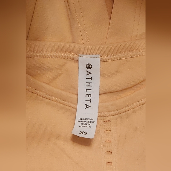 Athleta Foothill Seamless Tank Size XS Energetic Peach - Picture 7 of 7